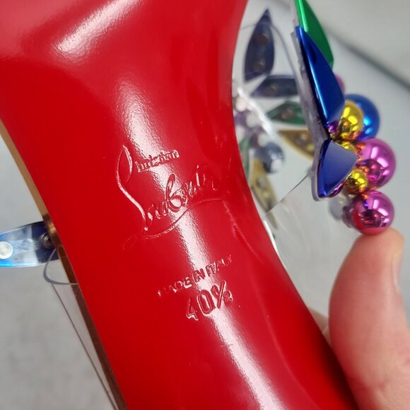 Christian Louboutin Marvel Imperious Rex Gold Jewel Sandal - Picture 4 of 14